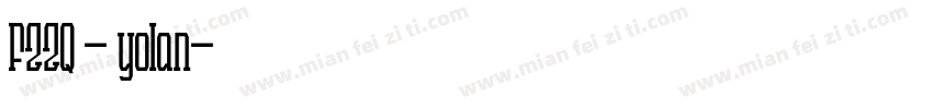 FZZQ - yolan字体转换